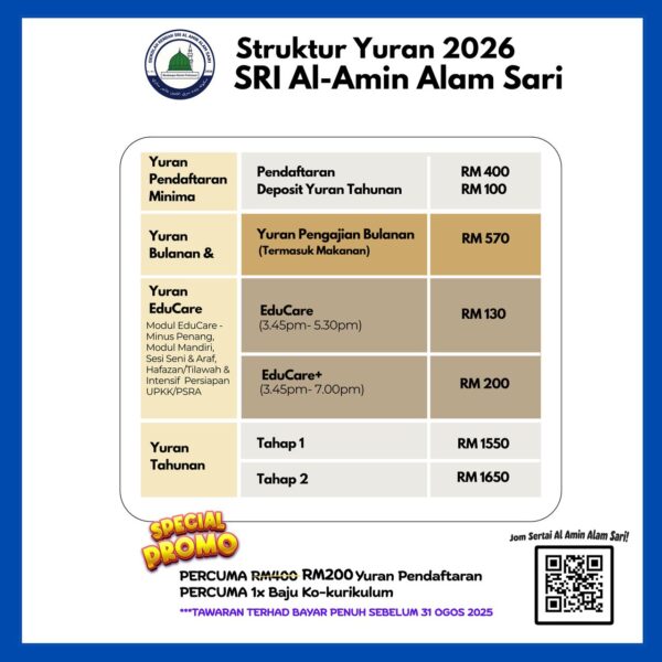 [ASAR] Pendaftaran Murid Al-Amin Alam Sari 2026 - Image 2